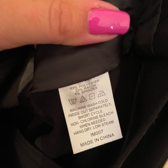 Adam Jacobs Womens Black Blazer Ruffle Size 12 - Picture 2 of 5